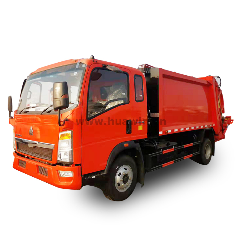 SINOTRUK HOWO 4X2 Garbage Compactor Truck 8CBM Buy Garbage Truck