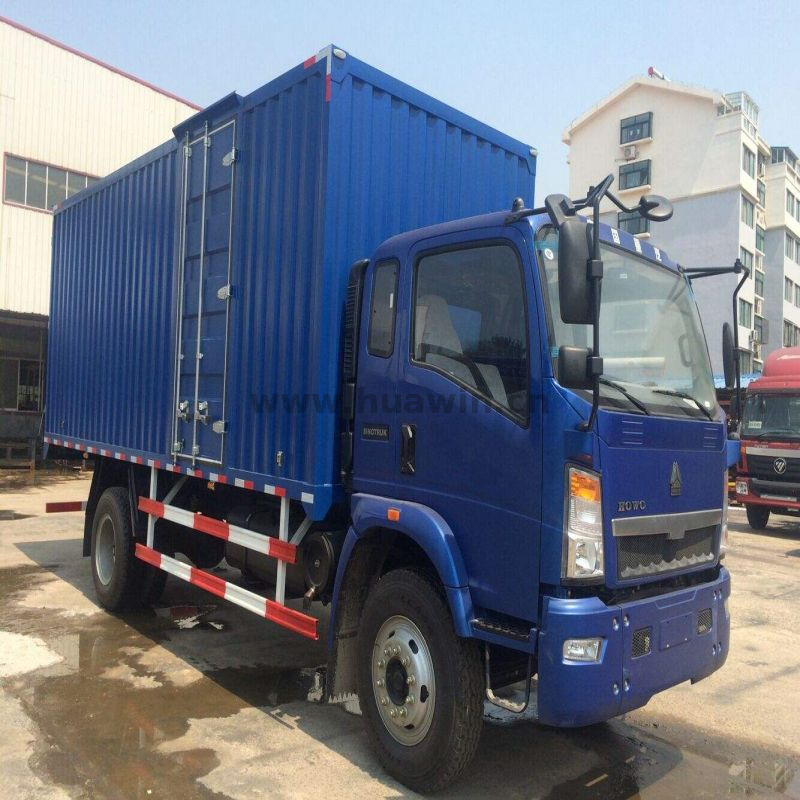 SINOTRUK HOWO 4×2 Van Cargo Truck 