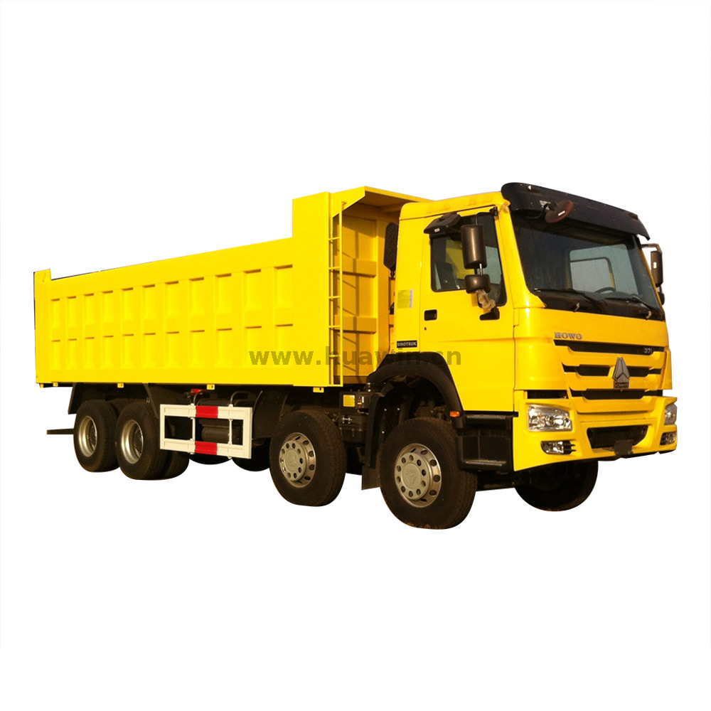 SINOTRUK HOWO 8X4 12 Wheels Square shape Dump Truck