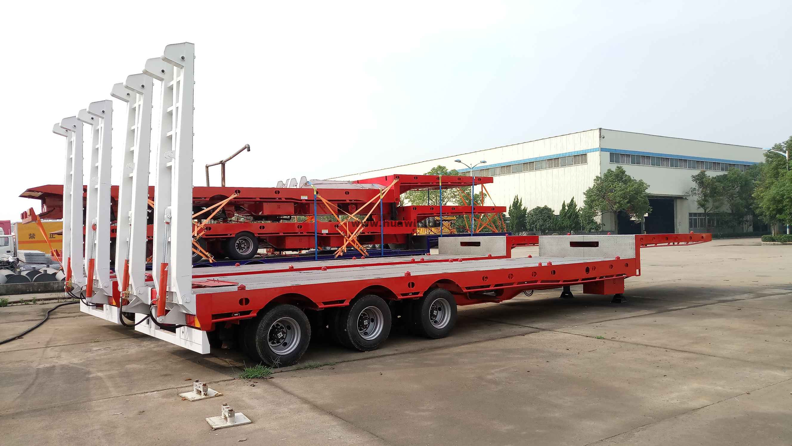 3 Axle Drop Deck Semi Trailer Buy drop deck semi trailer, drop deck